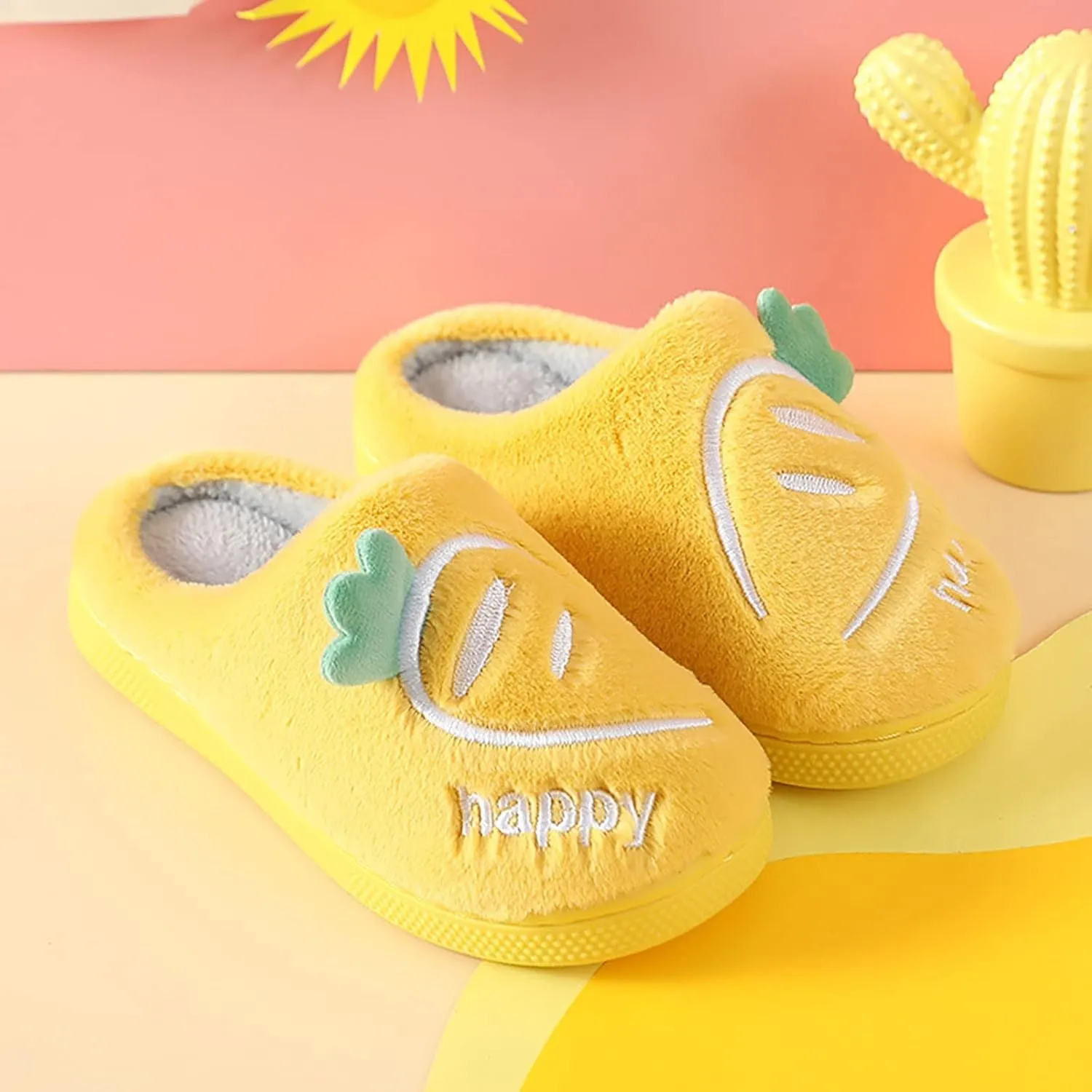 Toddler Slippers Girls Boys Home Slippers Warm House Slippers for Girls Slip On Indoor Slipper Fuzzy Slippers