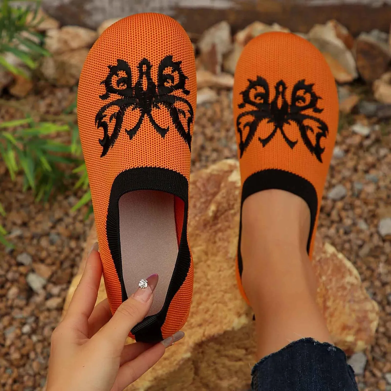 Women's Casual Slip On Shoes Breathable Comfortable Flat Loafers for Daily Wear Spring Summer Fall