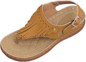 Women's Comfortable Wedge Flip Flop Sandals Non Slip Durable for Casual Walking Beach Outdoor Summer Vacation