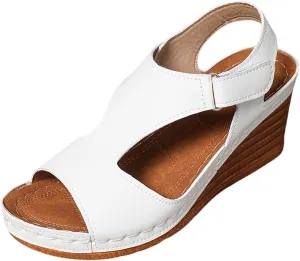 Women's Sandals For Daily Casual Wear Featuring Open Toe Design Hook and Loop Summer Teal Sandals Lady Heels