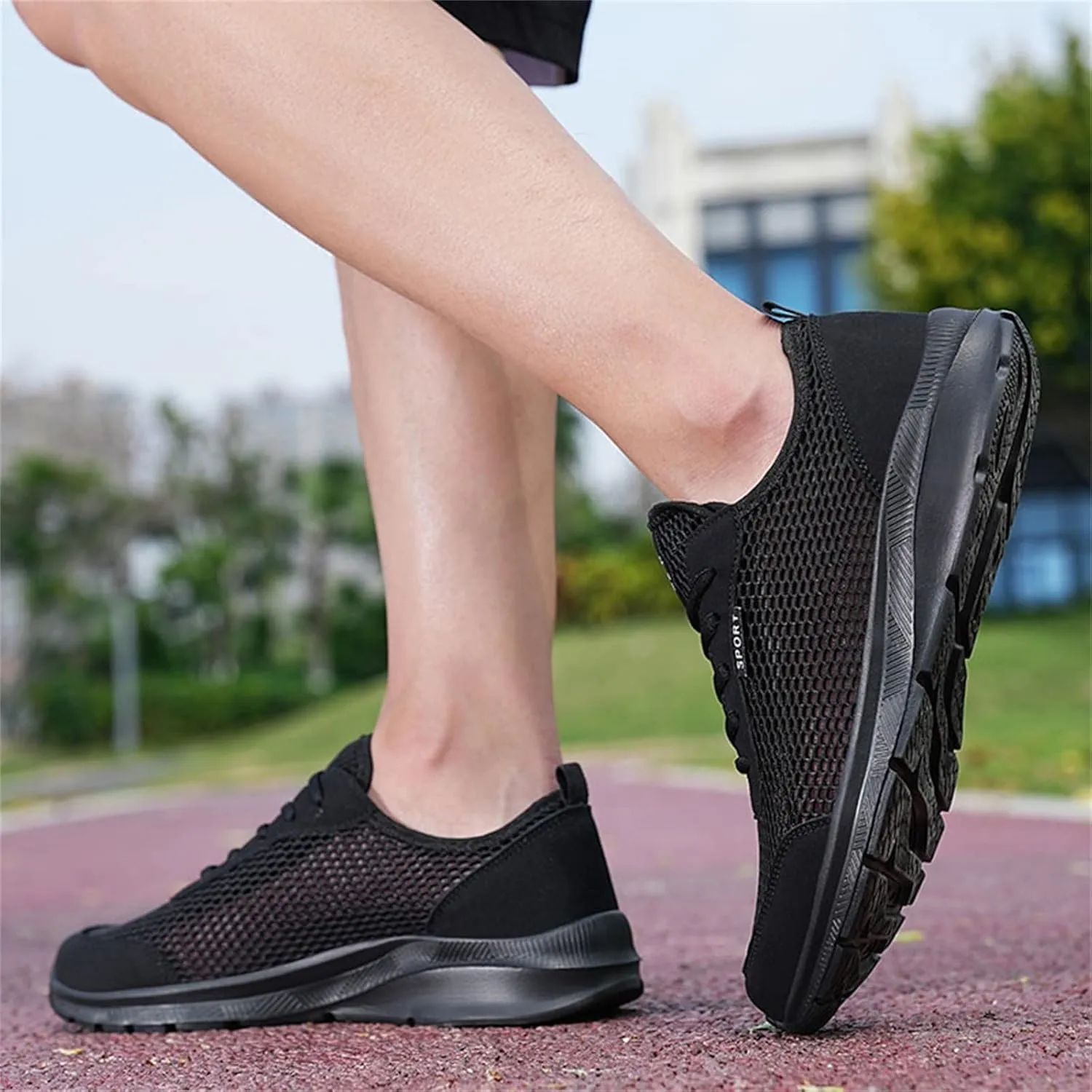 Work Shoes for Men Non Slip Casual Sneakers Lightweight Comfort Walking Shoes Non Slip Sneaker Running Shoes
