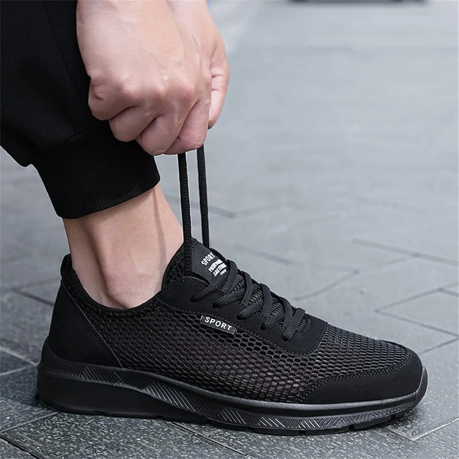 Work Shoes for Men Non Slip Casual Sneakers Lightweight Comfort Walking Shoes Non Slip Sneaker Running Shoes